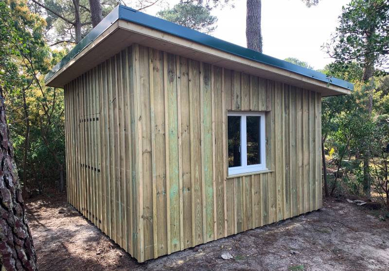 Construire un abri de jardin en bois à Biscarrosse-plage