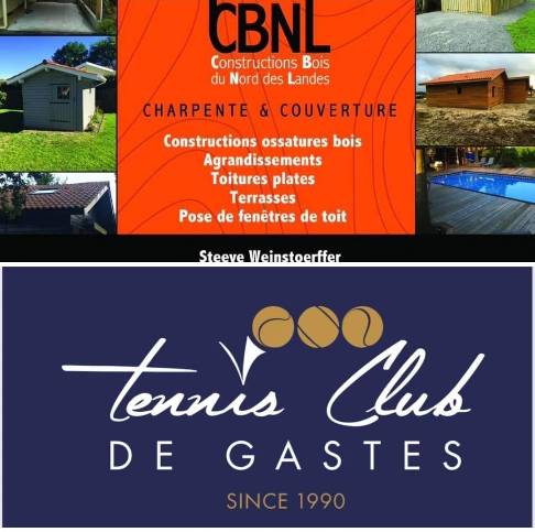 CBNL, sponsor du Tennis Club de Gastes